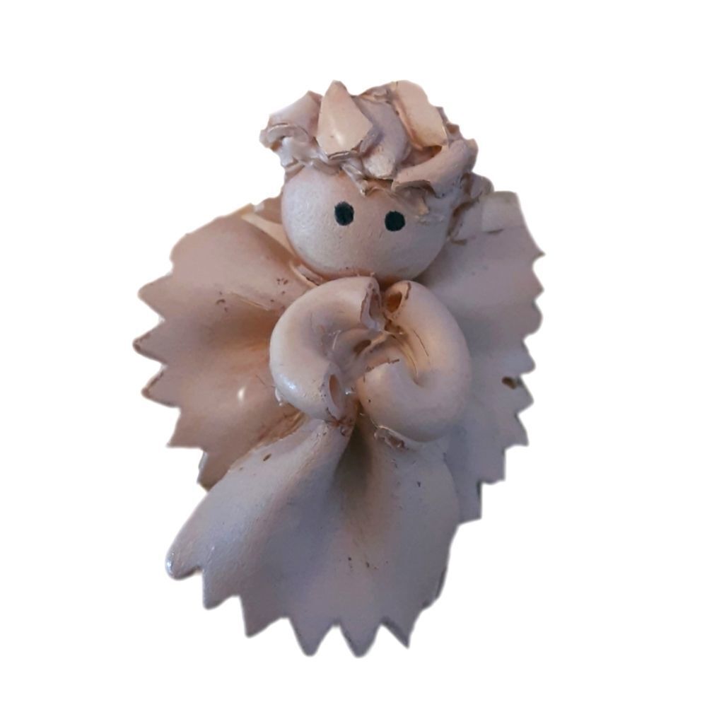Vintage Authentic‎ 1970's Pasta Art Pin (Angel)